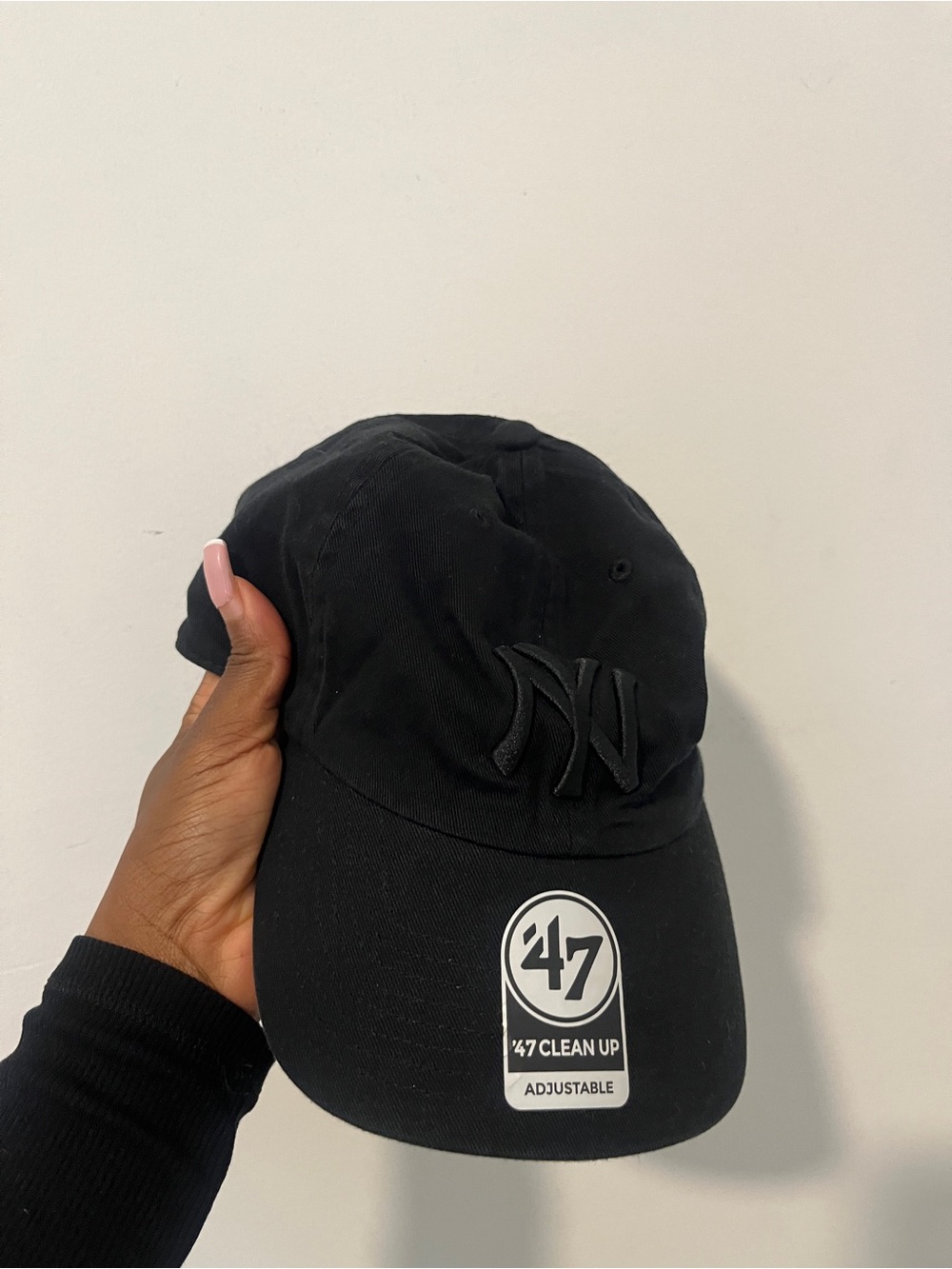 Black '47 Clean Up Adjustable Baseball Cap